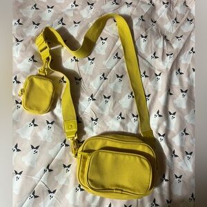 Wild Fable Mustard Yellow Crossbody Bag Set